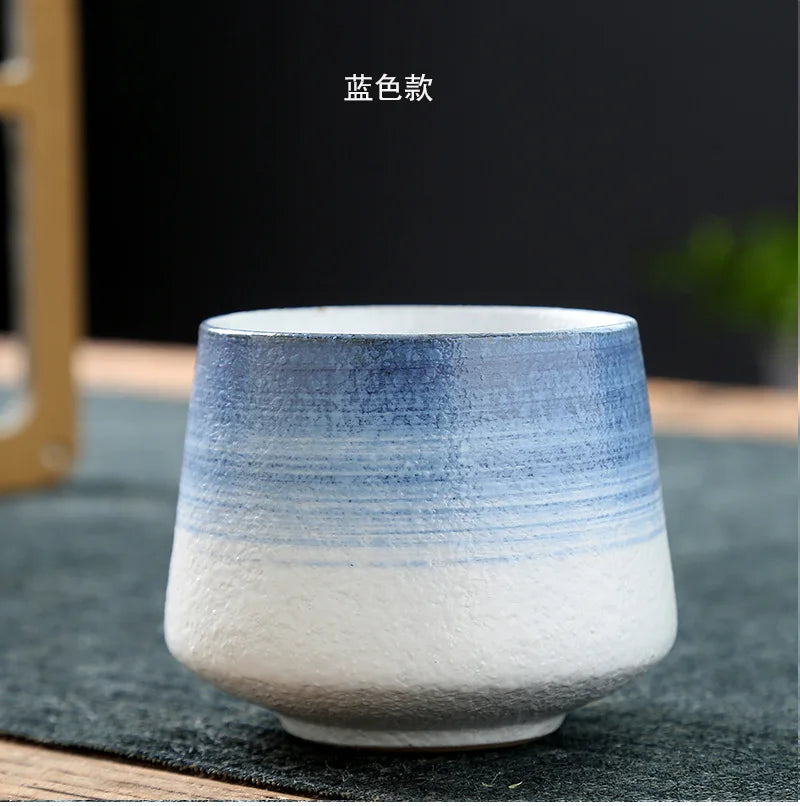 Ceramic Cup Vintage Coarse Pottery Coffee Cup Household drinking single cup cooking tea cups around the stove