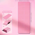 Foldable Yoga Mat TPE 61x183cm Non-Slip Portable Exercise Mat Lightweight Gym Camping Sleeping Pad Waterproof Easy Clean