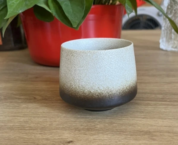 Ceramic Cup Vintage Coarse Pottery Coffee Cup Household drinking single cup cooking tea cups around the stove
