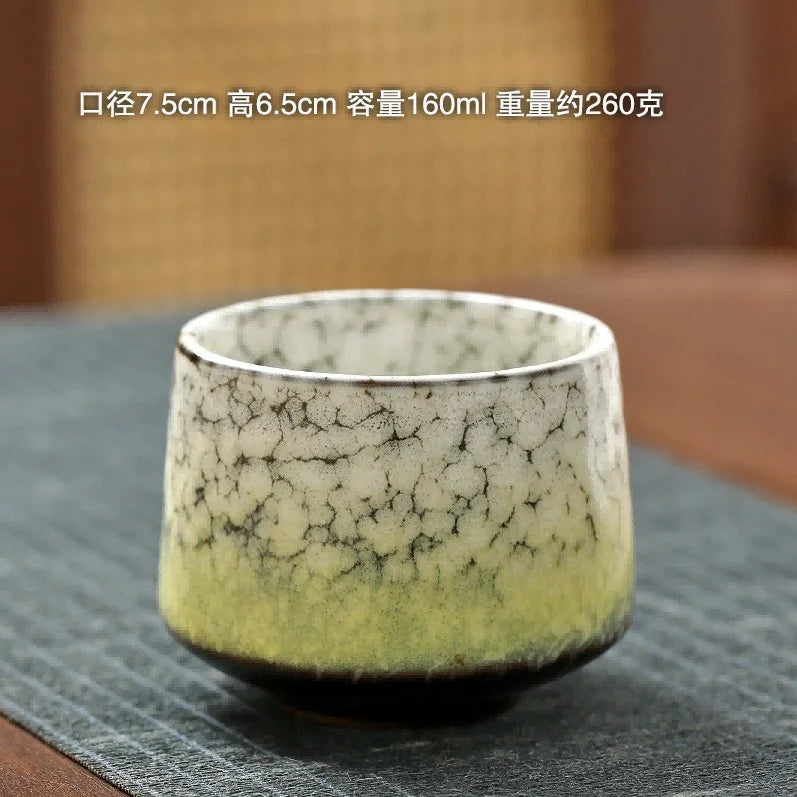 Ceramic Cup Vintage Coarse Pottery Coffee Cup Household drinking single cup cooking tea cups around the stove