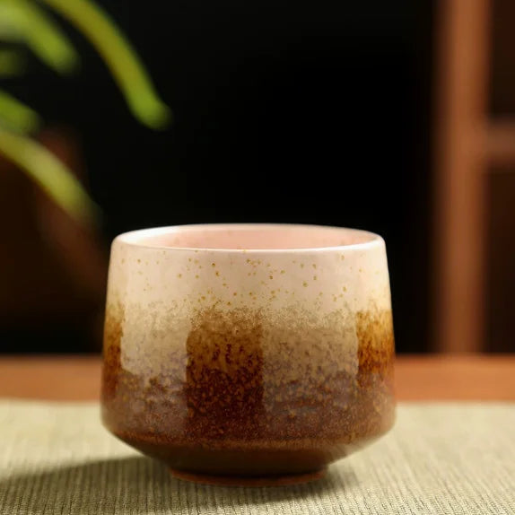 Ceramic Cup Vintage Coarse Pottery Coffee Cup Household drinking single cup cooking tea cups around the stove