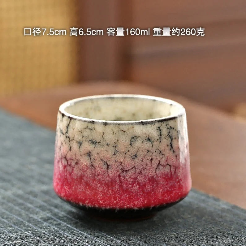 Ceramic Cup Vintage Coarse Pottery Coffee Cup Household drinking single cup cooking tea cups around the stove