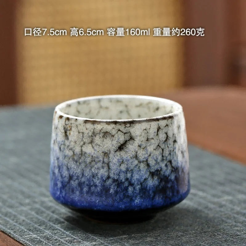 Ceramic Cup Vintage Coarse Pottery Coffee Cup Household drinking single cup cooking tea cups around the stove